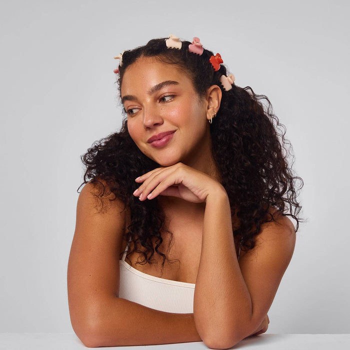 Assorted Cherry Blossom Recycled Mini Cloud Clips| 8pc Set