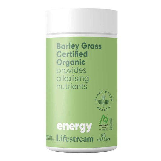 Lifestream Barley Grass Certified Organic Capsules_1