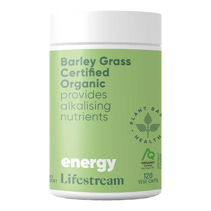 Lifestream Barley Grass Certified Organic Capsules_1