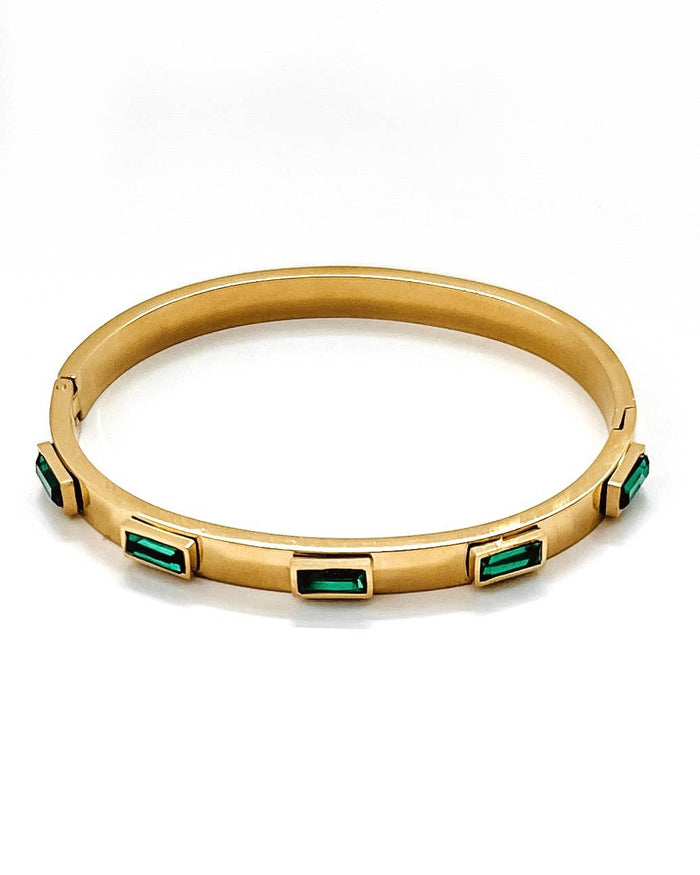 Belinda Gold Jewel Bangle Bracelet
