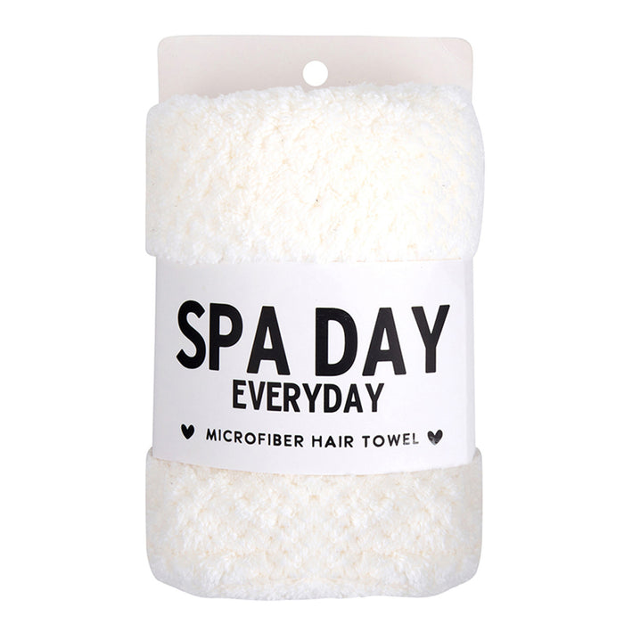 Bella -  Plush Hair Wrap 0798 - Ivory