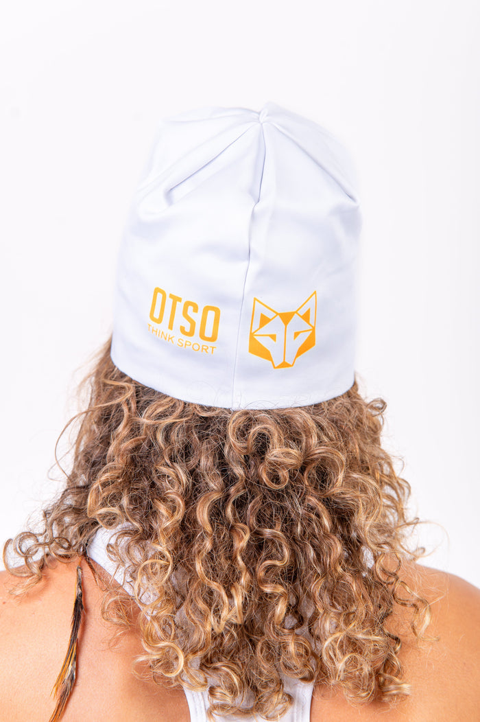 Bonnet - White & Fluo Orange