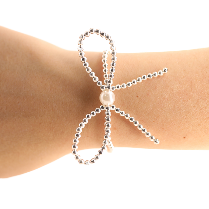 Bow Silver Bracelet