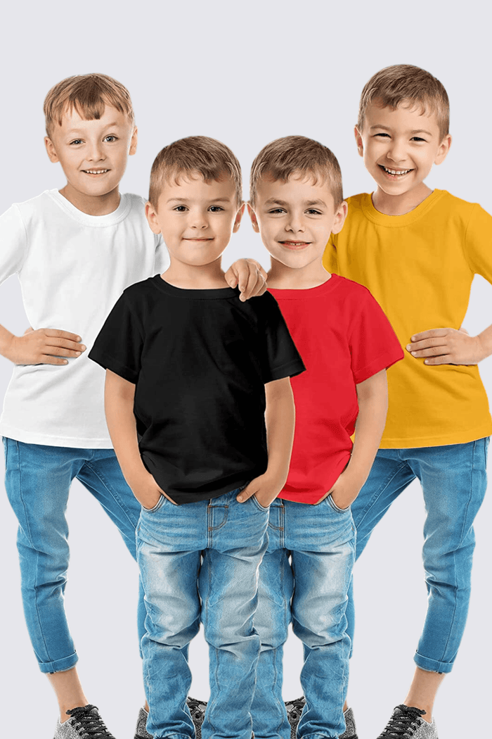 Kids Essentials Tops (Pack of 3) Half Sleeves - Hinz Knit