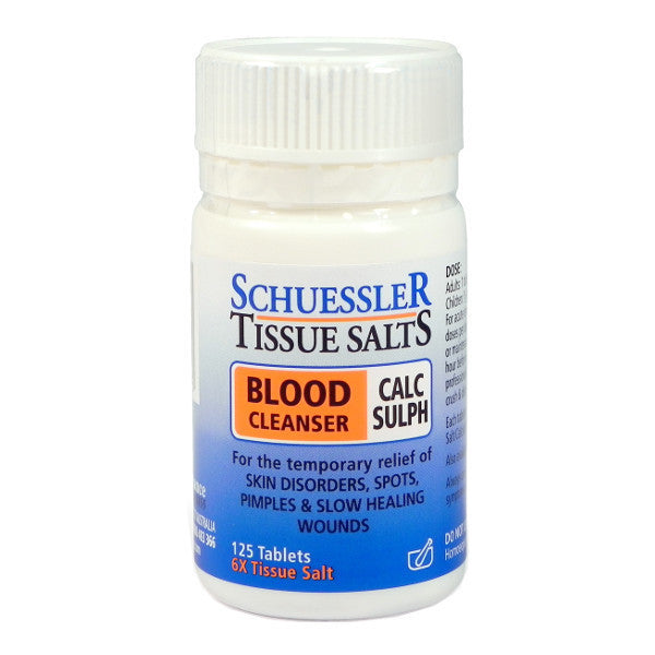 Schuessler Tissue Salts CALC SULPH - Blood Cleanser Tablets_1