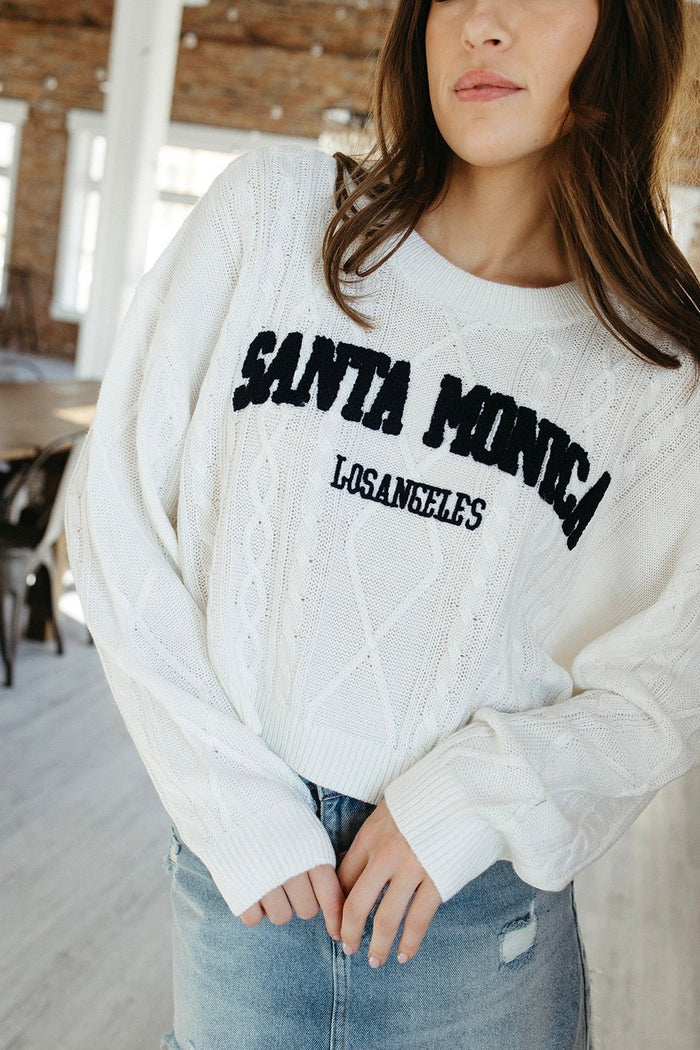 California Dreamin' Knit Sweater - FINAL SALE