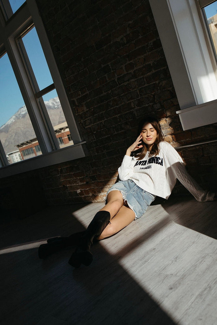 California Dreamin' Knit Sweater - FINAL SALE