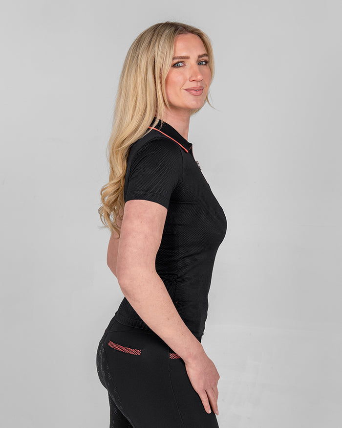 Calypso Short Sleeve Polo - Toucan Black