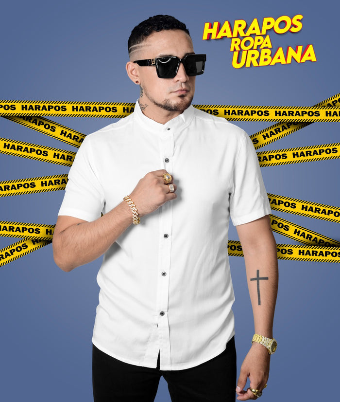 Camisa basica blanca entera