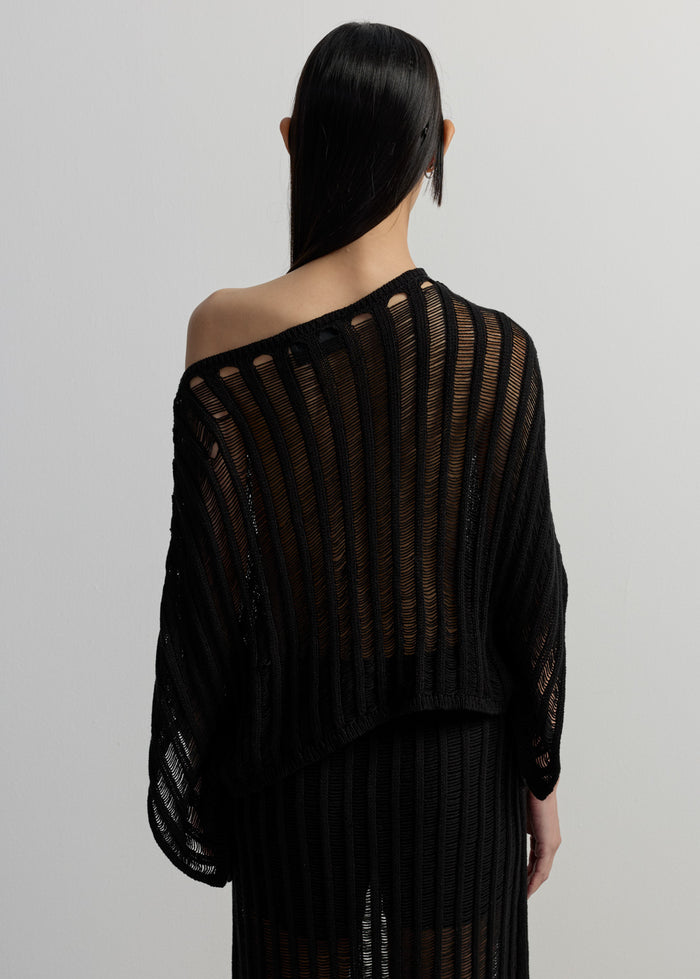 CAPE KNITTED TOP