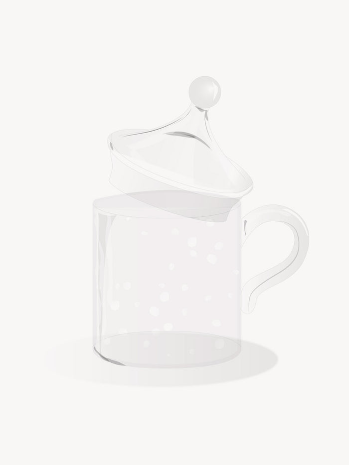 White Cappuccino Cup 100% Capri Home