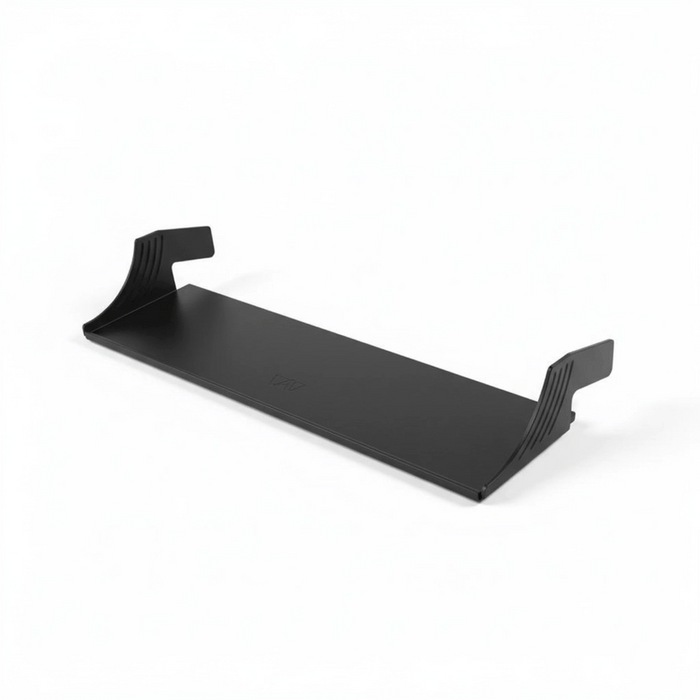 Black CAV D-ash Tray with curved side supports, shown on white background.