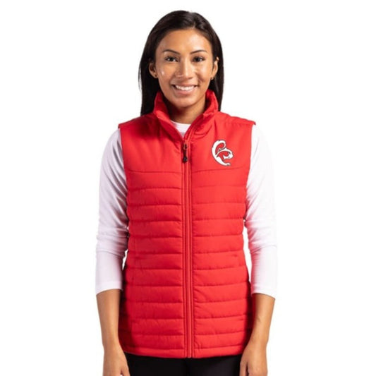 CC Ladies - Red Puffy Vest
