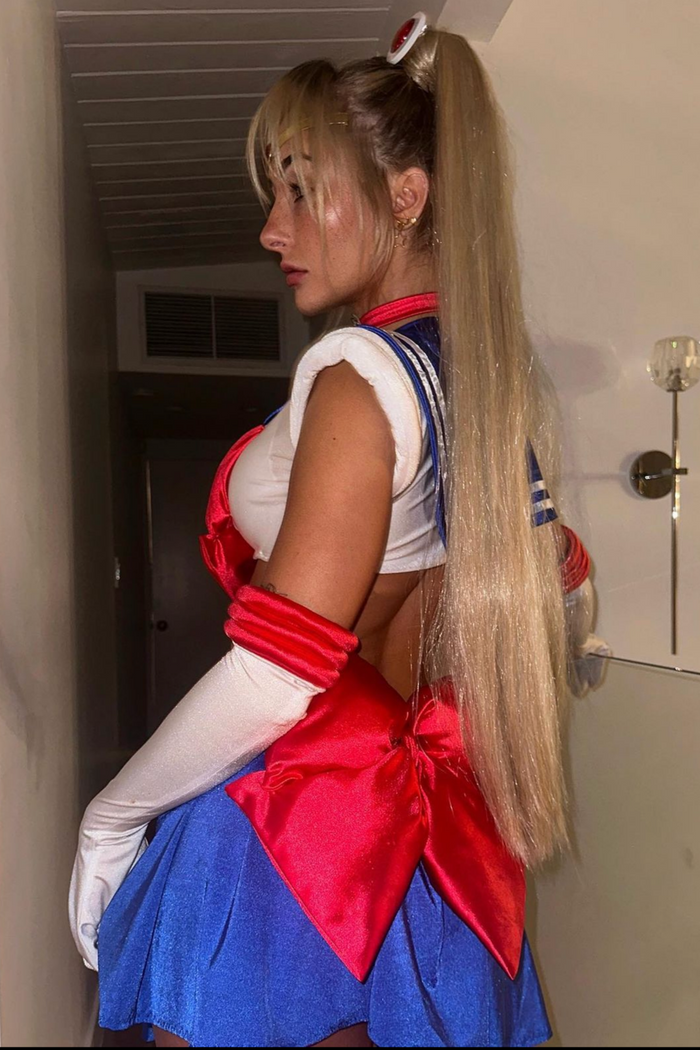 Celestial Moon Sailor Warrior Scout Cosplay Costume – Handmade Dance & Festival Bra Set