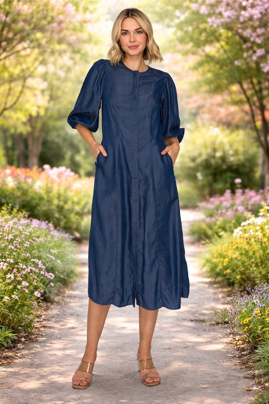 Chambray Denim Dress FINAL SALE