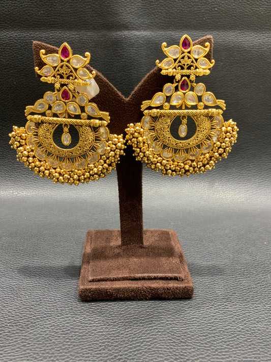 Chandbali poliki Kundan