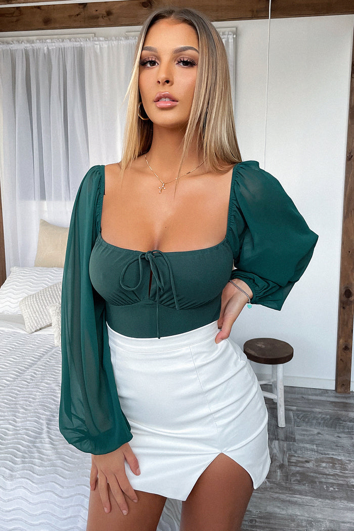 Christina Bodysuit - Emerald
