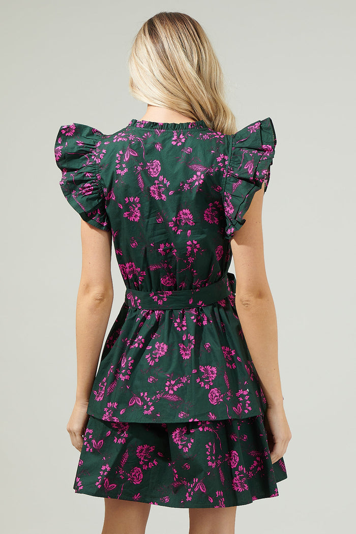 Close to You Marisol Tiered Mini Dress
