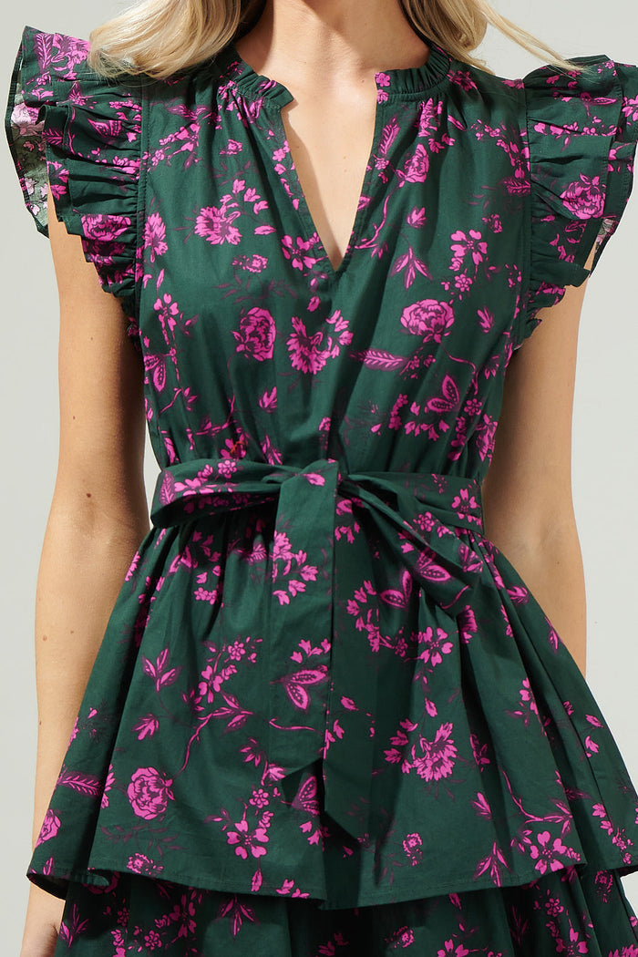 Close to You Marisol Tiered Mini Dress
