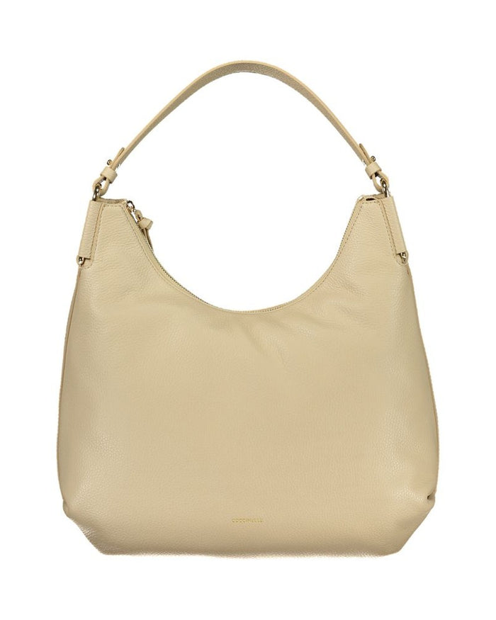 Coccinelle Beige Leather Women Handbag