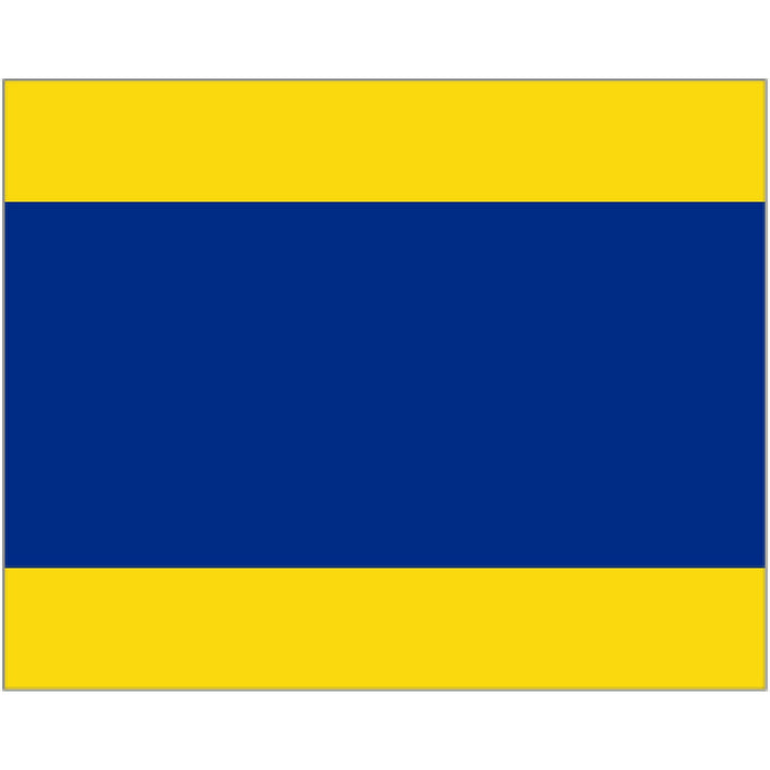 Code Flag Letter D - Delta - Arthur Beale