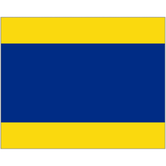 Code Flag Letter D - Delta - Arthur Beale