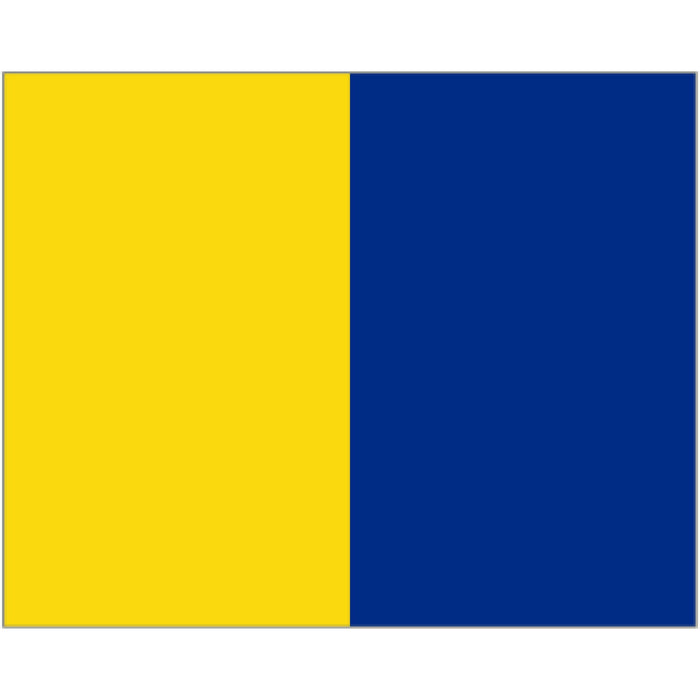 Code Flag Letter K - Kilo - Arthur Beale