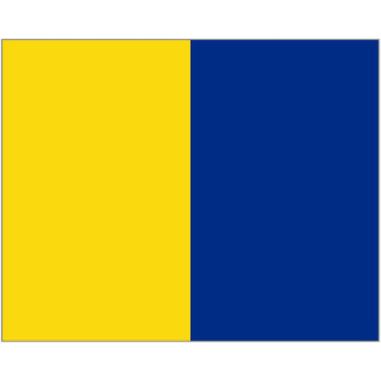 Code Flag Letter K - Kilo - Arthur Beale