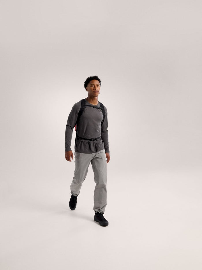Cormac Crew Neck Shirt LS Men's Black Heather - Arc'teryx Australia