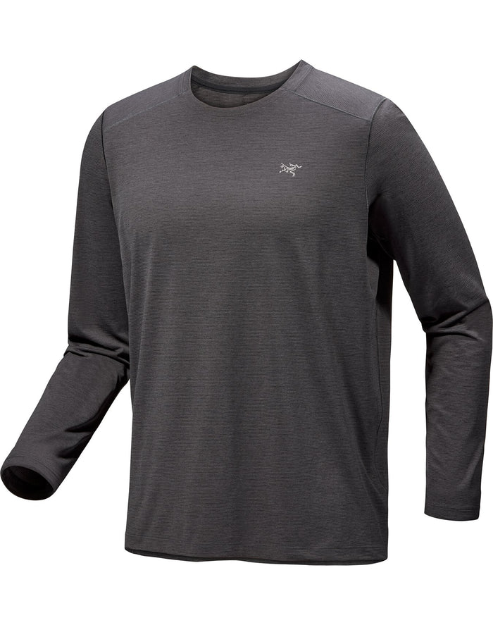 Cormac Crew Neck Shirt LS Men's Black Heather - Arc'teryx Australia