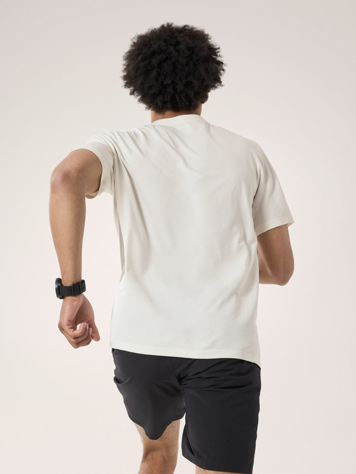Cormac Crew Neck Shirt SS Men's Arctic Silk Heather II - Arc'teryx Australia