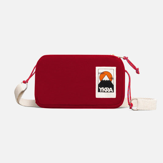 Cotton Canvas Travel Case Bag - Bordeaux