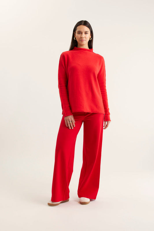 Cove Sweater In Red