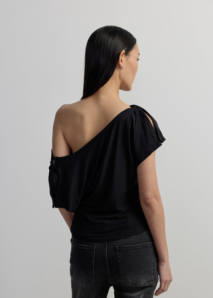 COWL NECK BLOUSE