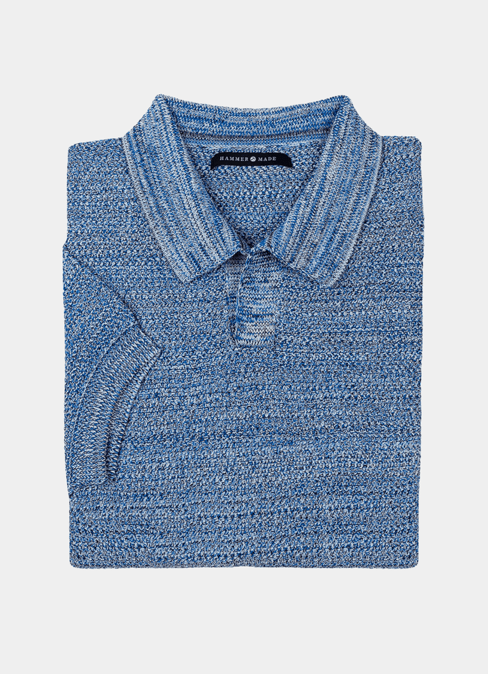 Cresco Split Neck Knit Polo - 15590-83985 - Hammer Made