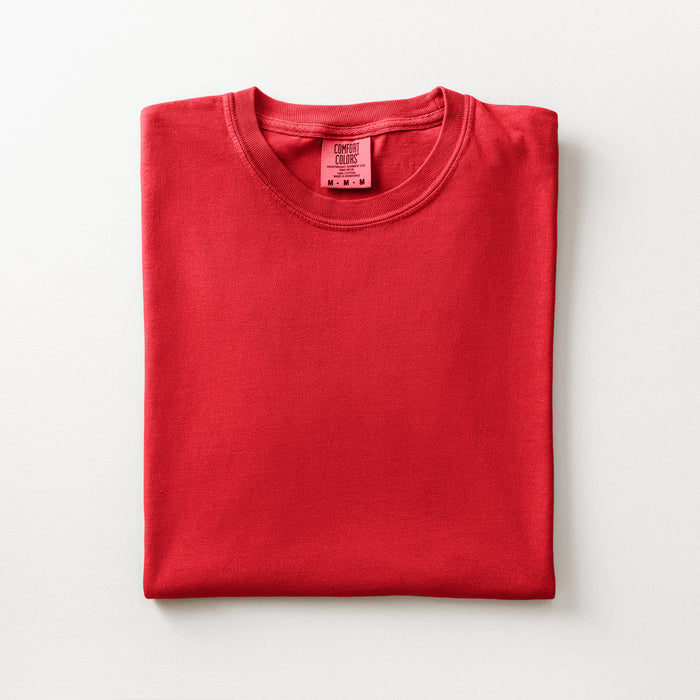 Custom Embroidered Comfort Colors T-Shirt | Your Logo Stitched on Premium Tee