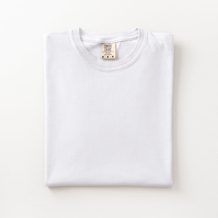 Custom Embroidered Comfort Colors T-Shirt | Your Logo Stitched on Premium Tee