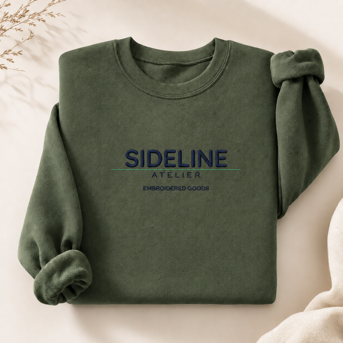 Custom Embroidered Gildan Softstyle Crewneck — Your Logo or Name