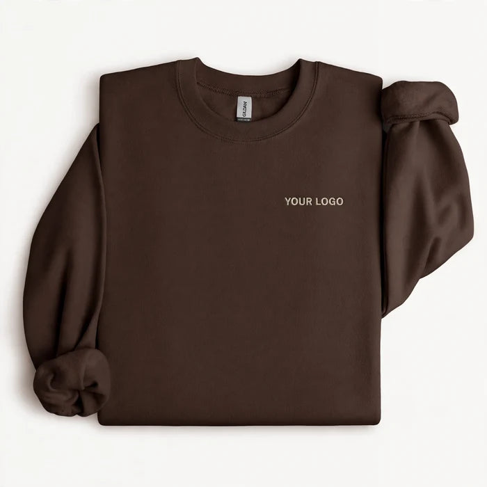 Custom Embroidered Gildan Softstyle Crewneck — Your Logo or Name