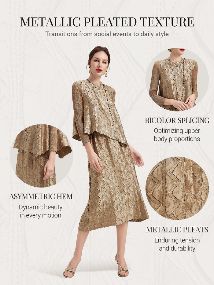 Custom Pleated Texture Set