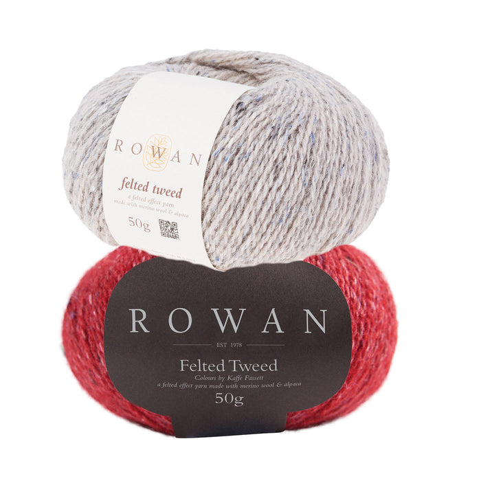 Rowan - Felted Tweed DK / XS / Clay & Scarlet