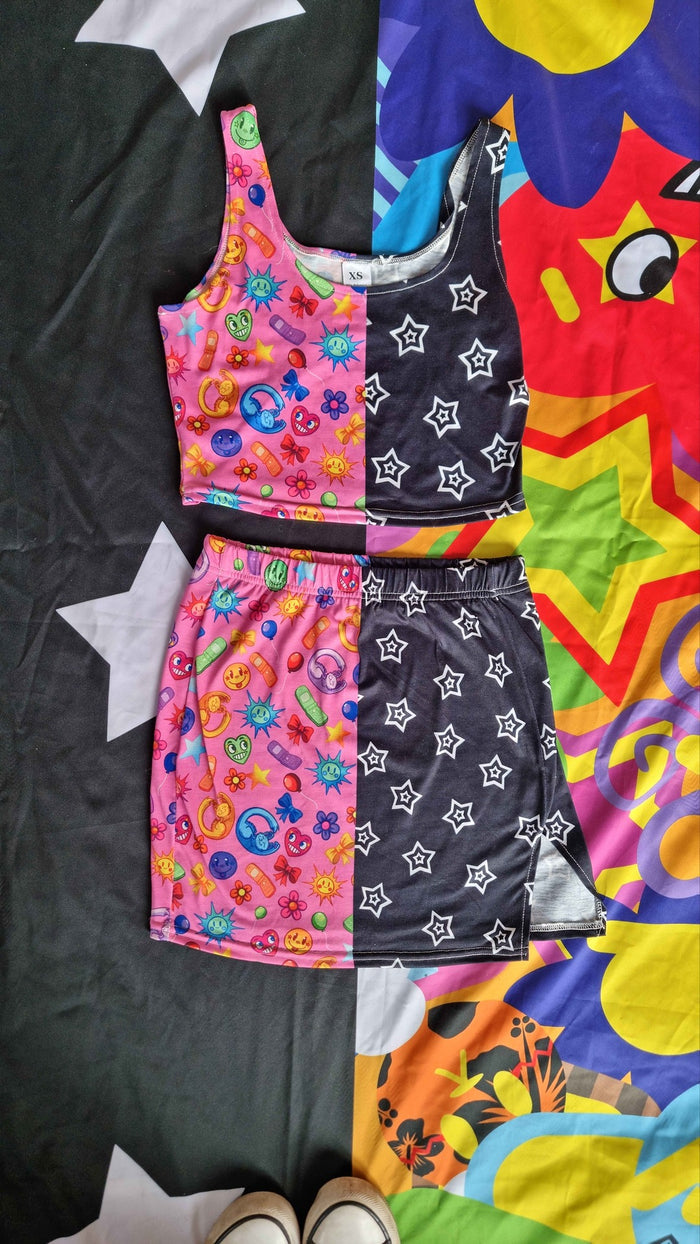 Daydream Split - Top and Skirt
