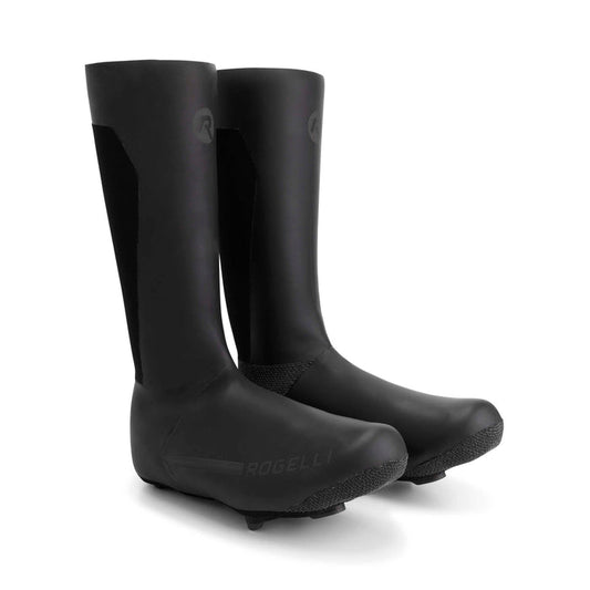 Rogelli Deep Winter overschoenen zwart beschermen tegen koude voeten voorkant.