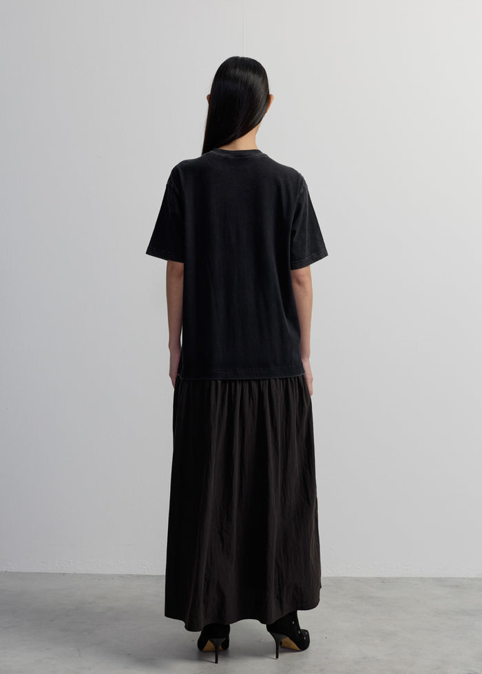 DISTRESSED TEE MAXI DRESS