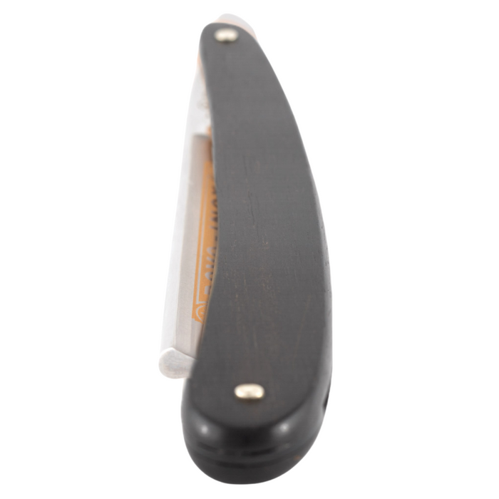 Dovo Inox Straight Razor 5/8" Ebony Stainless Steel