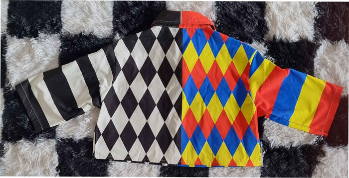 Dualcora Clownin' Cropped Button-Up Jacket