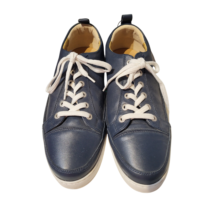 Duca del Cosma Navy Blue Leather Spikeless Golf Shoes Size 9 MSP$250