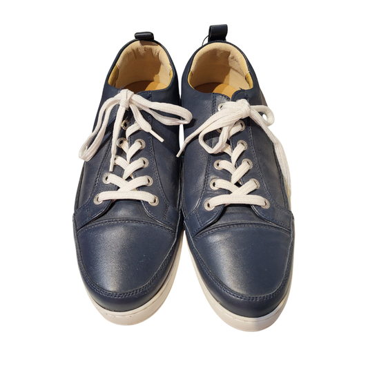 Duca del Cosma Navy Blue Leather Spikeless Golf Shoes Size 9 MSP$250