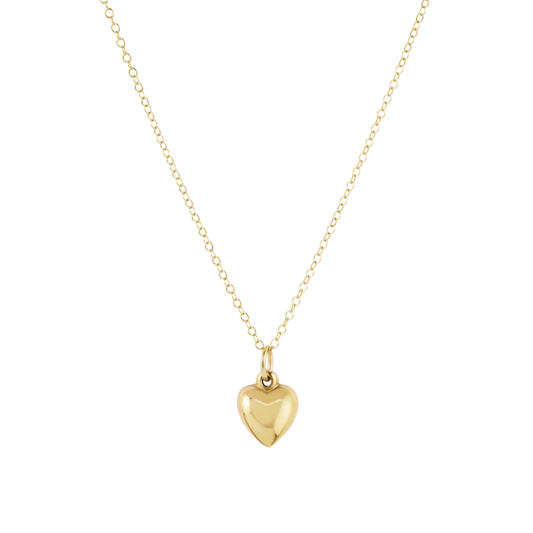 E newton| 16' gold Love Plush Necklace
