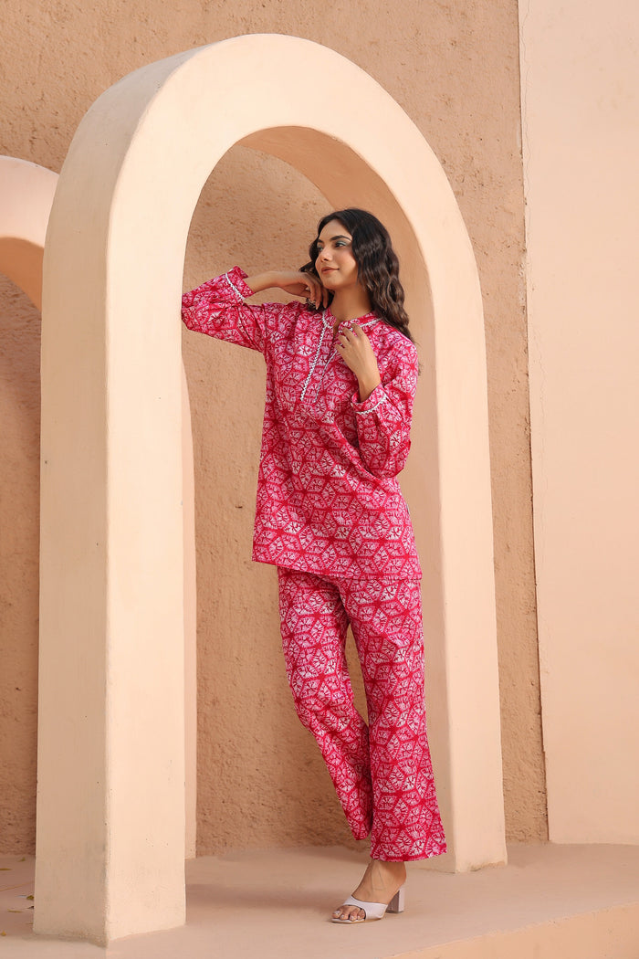 Efflorescent Cotton Co-ord Set